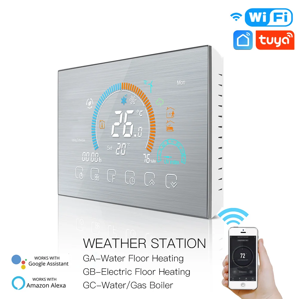 17CC WiFi Wireless Smart Thermostat Programmable Controller for Water/Gas Boiler